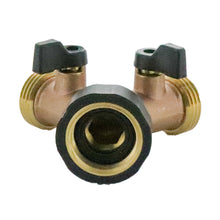 Load image into Gallery viewer, Orbit - 58248N - Garden Hose Brass Y with Shutoff

